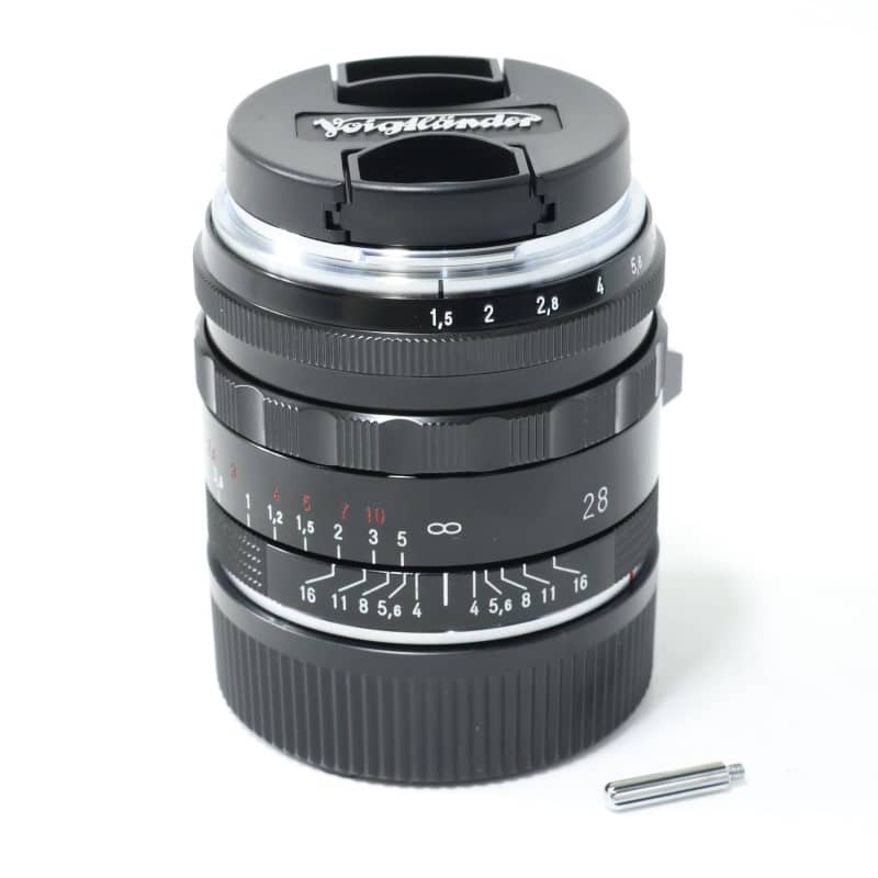 NOKTON Vintage Line 28mmF1.5 Aspherical Type II ブラックペイント