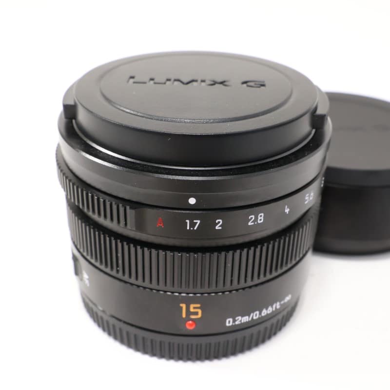 LEICA DG SUMMILUX 15mm/F1.7 ASPH. ブラック H-X015-K