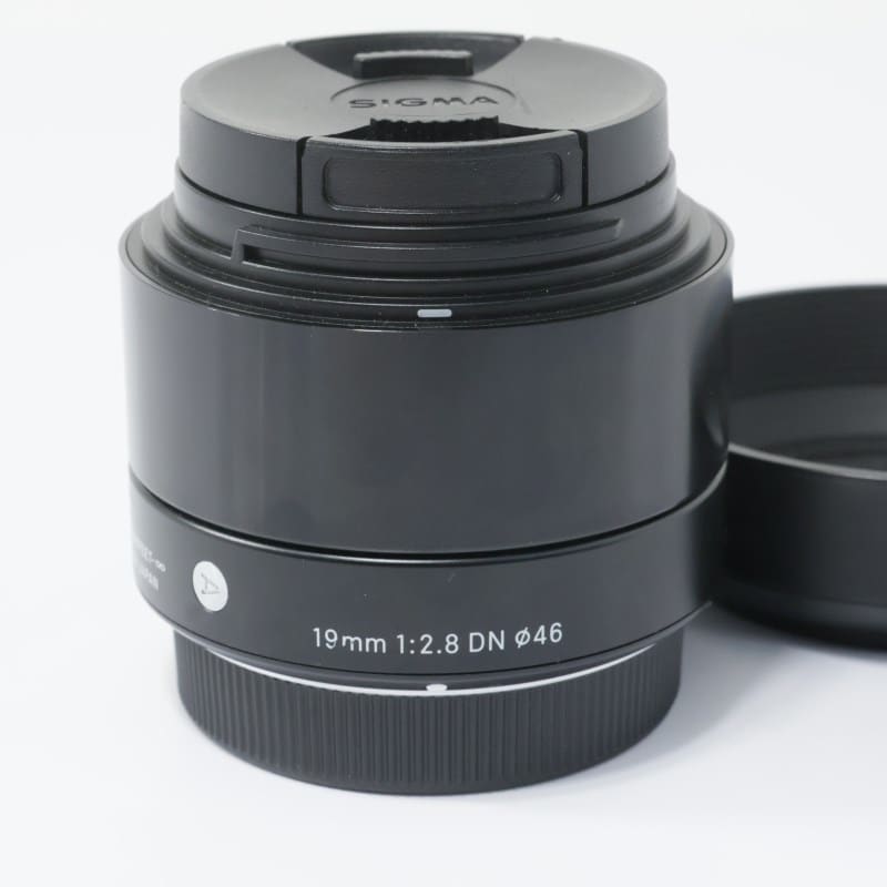 SIGMA 19mm F2.8 DN Art マイクロフォーサーズ ブラック ABランク 中古