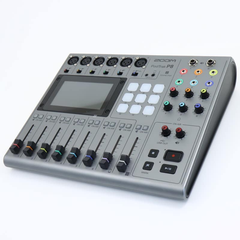 PodTrak P8 [ポッドキャスト用ポータブルマルチトラックレコーダー]