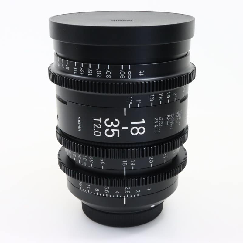 18-35mm T2/EF feet [High Speed Zoom Line 18-35mm T2 EFマウント フィート表示]
