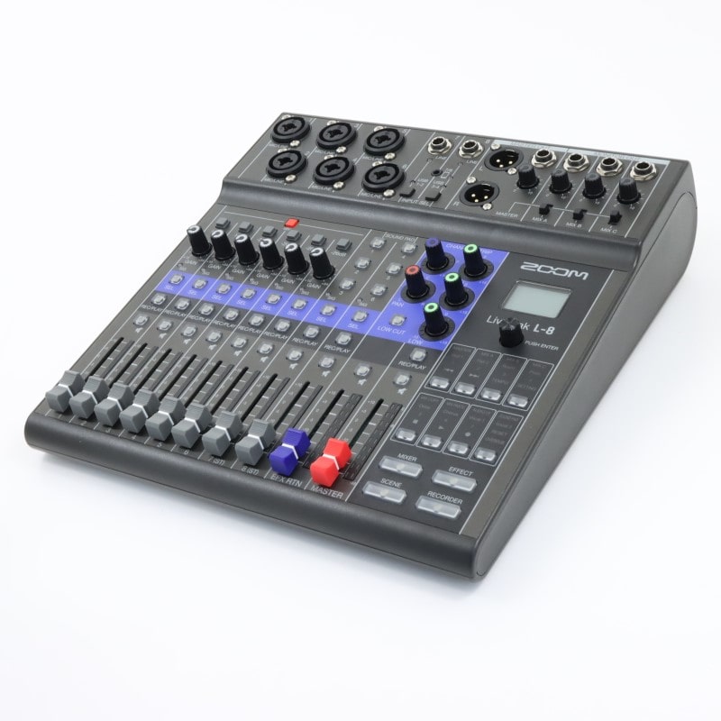 LiveTrak L-8 新古品、美品 ZOOM LiveTrak L-8 [デジタルミキサー/レコーダー] 中古
