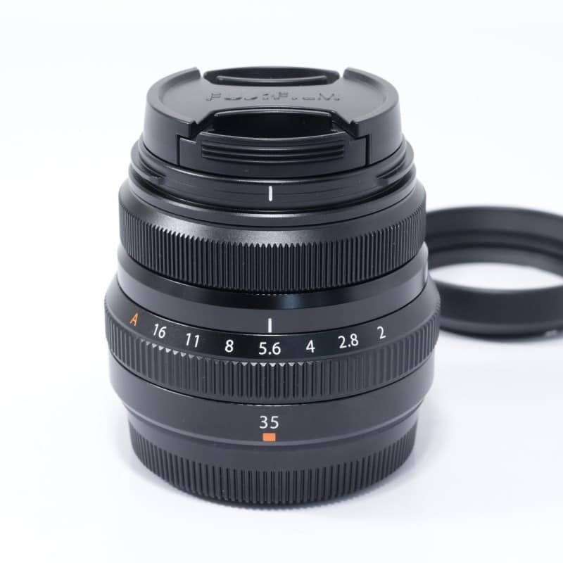 FUJIFILM XF35-F2 中古レンズ 富士フイルム フジノンレンズ XF35mmF2 R WR ブラック ABランク 中古