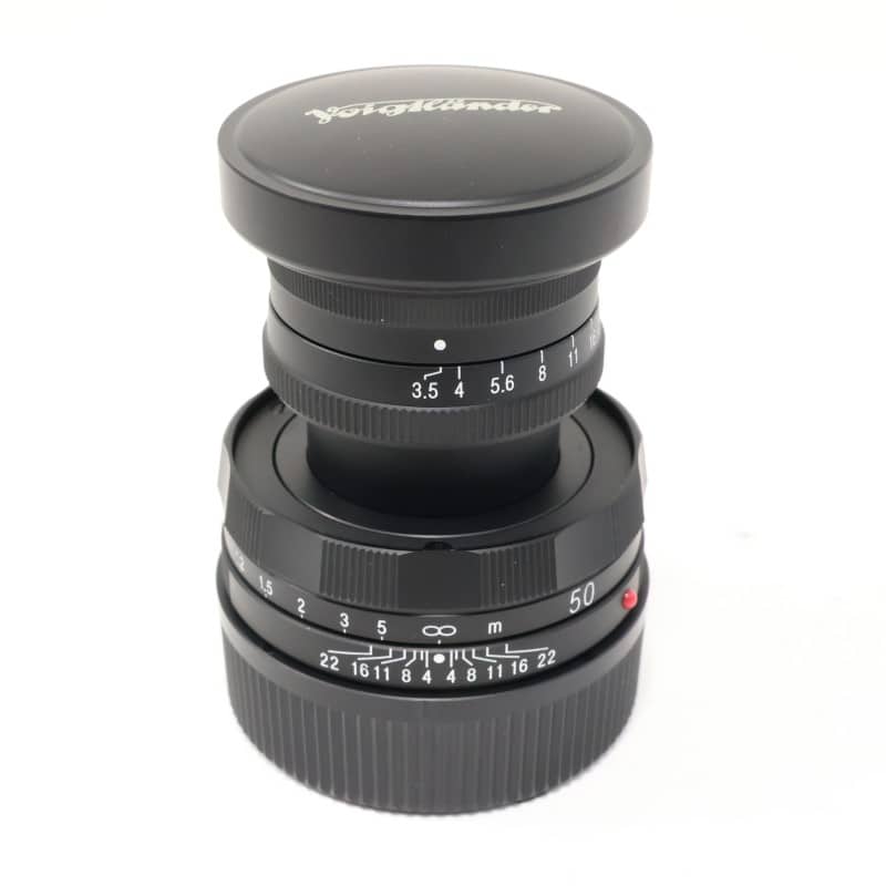 APO-LANTHAR 50mm F3.5 VM Type I マットブラックペイント
