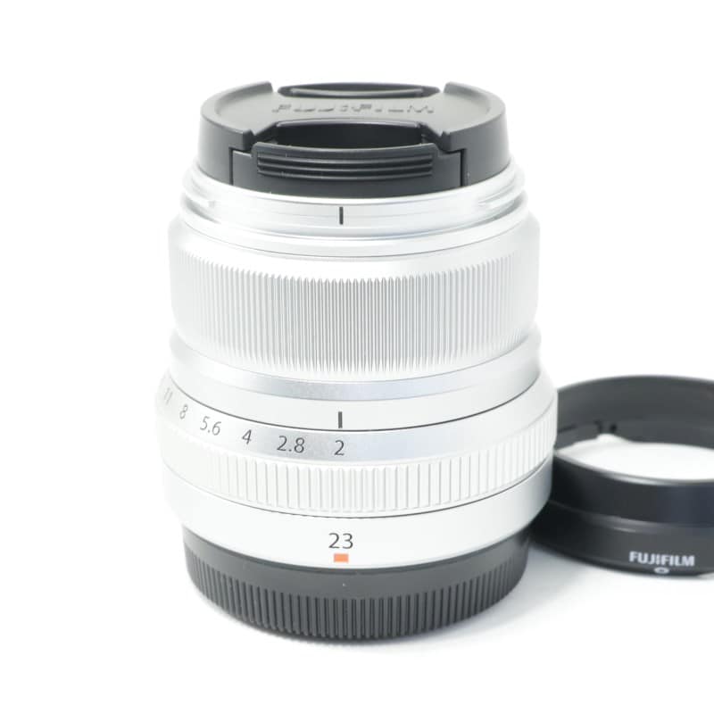 フジノンレンズ XF23mmF2 R WR シルバー