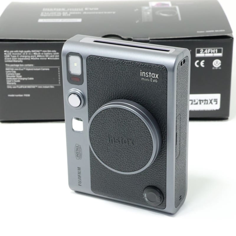 instax mini Evo FUJIFILM 90th Anniversary Special Kit DARK SILVER