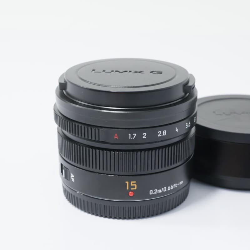 Panasonic LEICA DG SUMMILUX 15mm/F1.7 ASPH. ブラック H-X015-K AB 