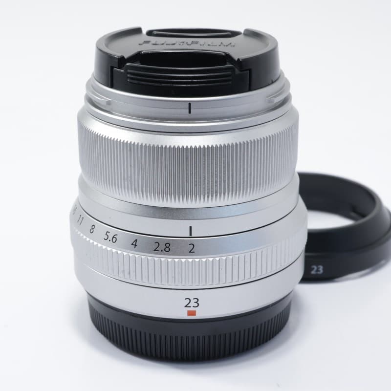 富士フイルム フジノンレンズ XF23mmF2 R WR シルバー AB-ランク 中古