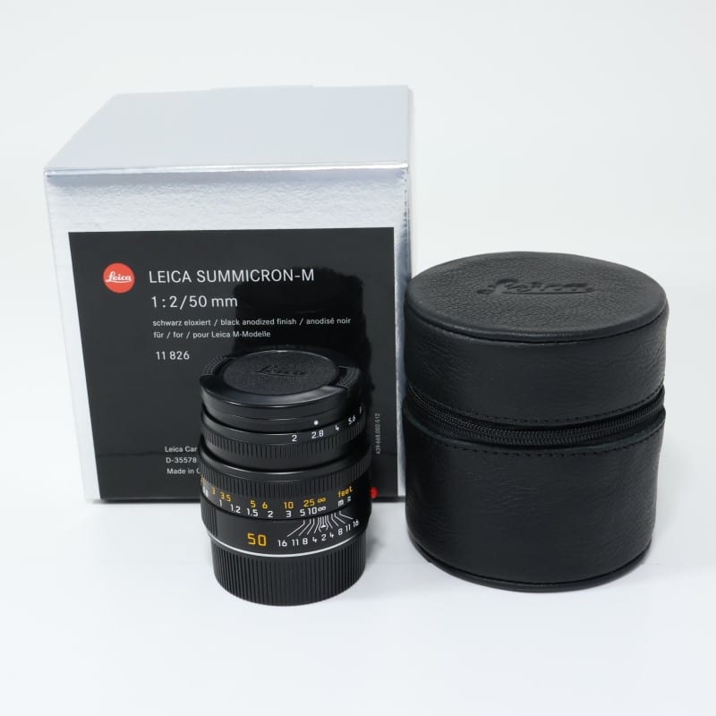 ライカ ズミクロンM f2/50mm ブラック 11826C