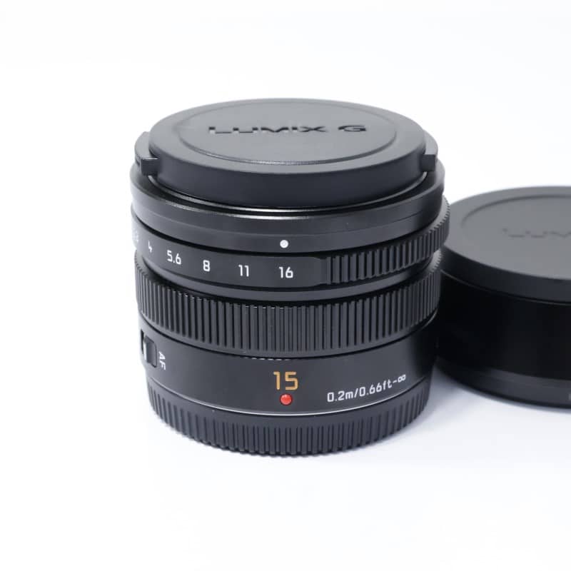 Panasonic LEICA DG SUMMILUX 15mm/F1.7 ASPH. ブラック H-X015-K A