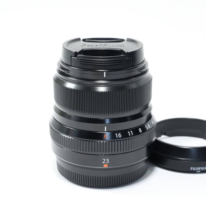 Fujinon XF23mmF2 R WR 純正フード&フィルター付　中古 Fujinon XF23mmF2 R WR 純正フード&フィルター付 中古 フジノン
