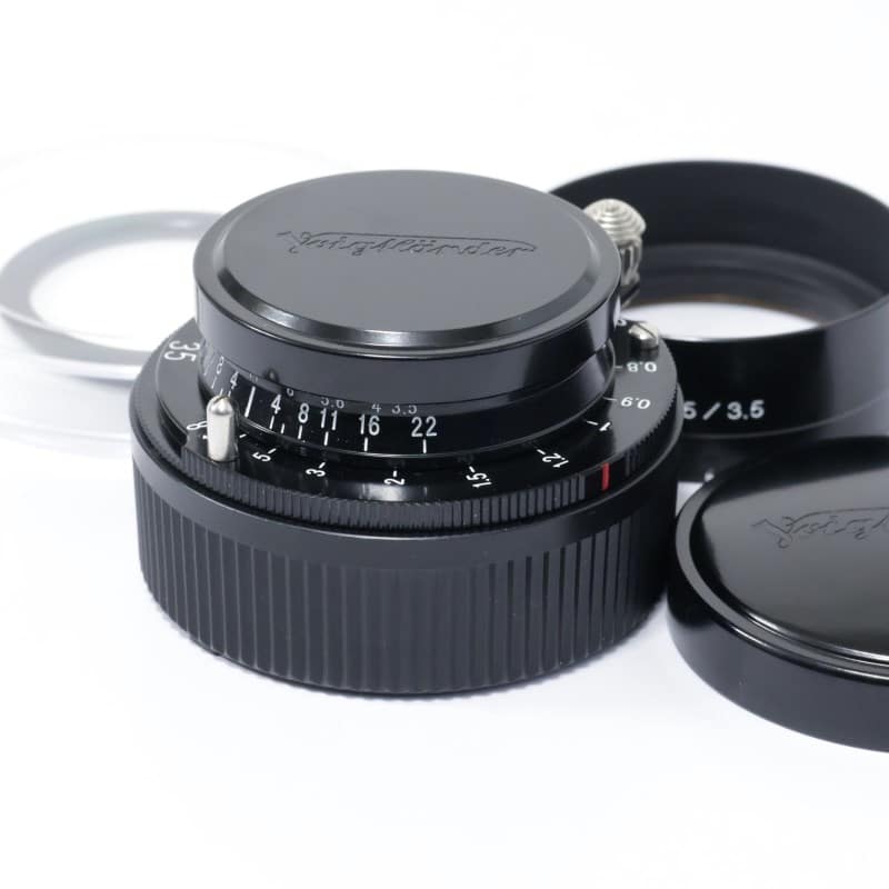 Voigtlander COLOR-SKOPAR 35mm F3.5 VM ブラックペイント AB+ランク