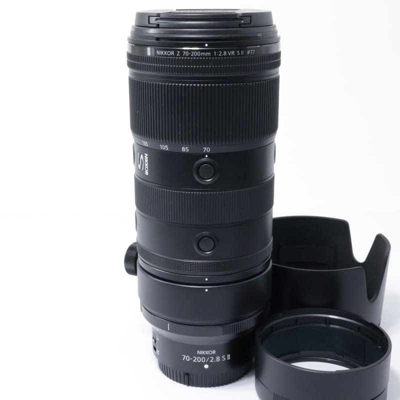 Nikon 70-200mm VR レンズ 中古美品 Nikon NIKKOR Z 70-200mm f/2.8 VR S II Aランク 中古｜フジヤカメラ