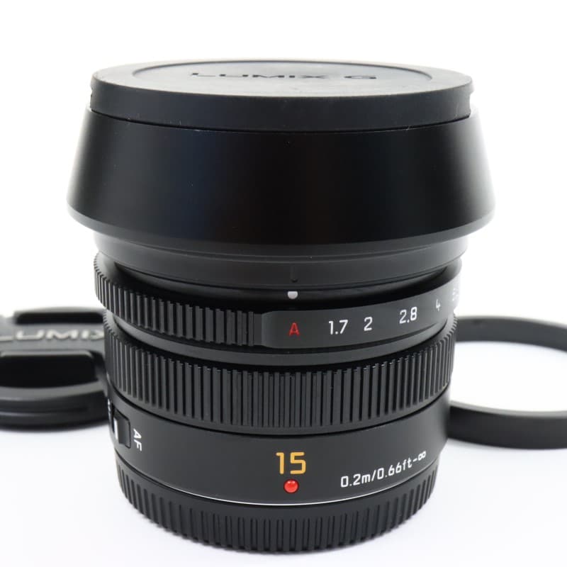 LEICA DG SUMMILUX 15mm/F1.7 ASPH. ブラック H-X015-K