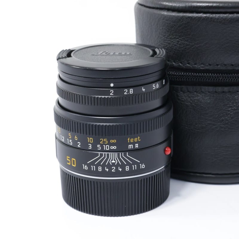 Leica ズミクロン M 50mm F2 ブラック 6bit 11826 (11826C) ABランク