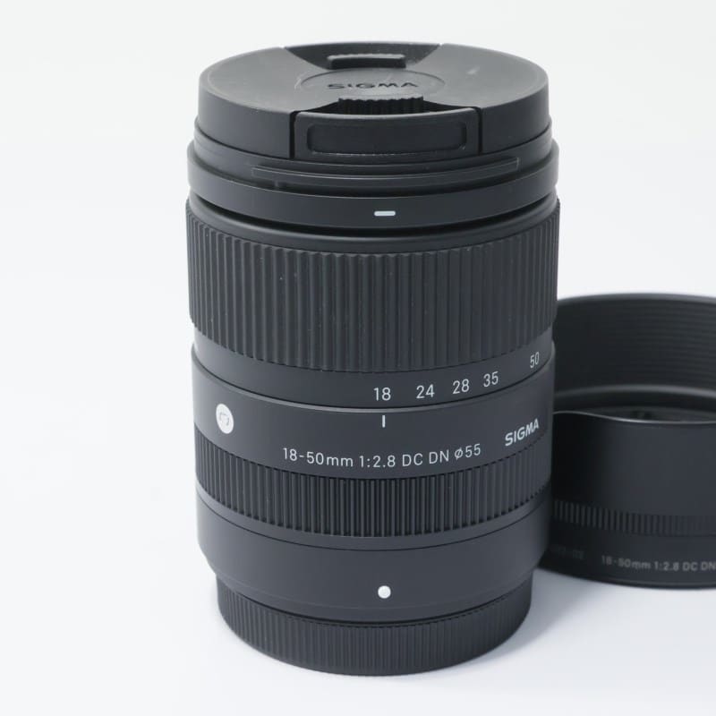 シグマ　18-50mm F2.8 中古 （フィルター2枚付） SIGMA 18-50mm F2.8 DC DN | Contemporary 富士フイルムX ABランク