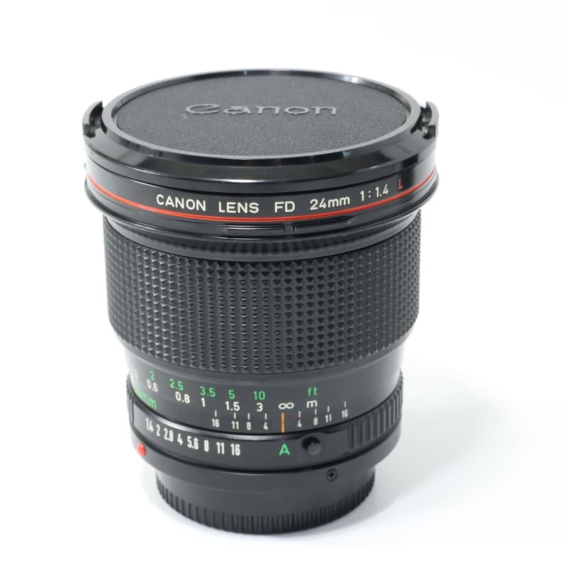 Canon キャノン　カメラレンズ　24mm Canon New FD 24mm F1.4 L 中古 C2120174022290｜中古通販フジヤ