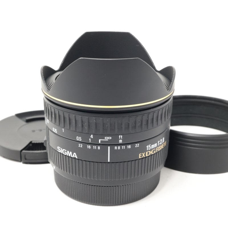 15mm F2.8 EX DG DIAGONAL FISHEYE キヤノン
