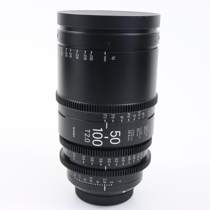 50-100mm T2/EF feet [High Speed Zoom Line 50-100mm T2 EFマウント フィート表示]