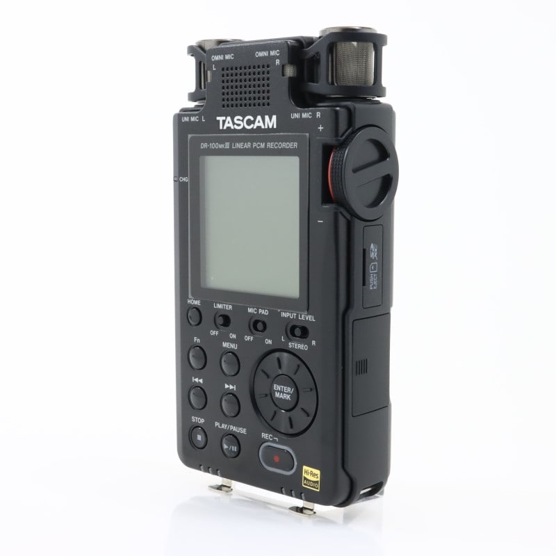 TASCAM DR-100MkIII リニアPCMレコーダー 切り出し