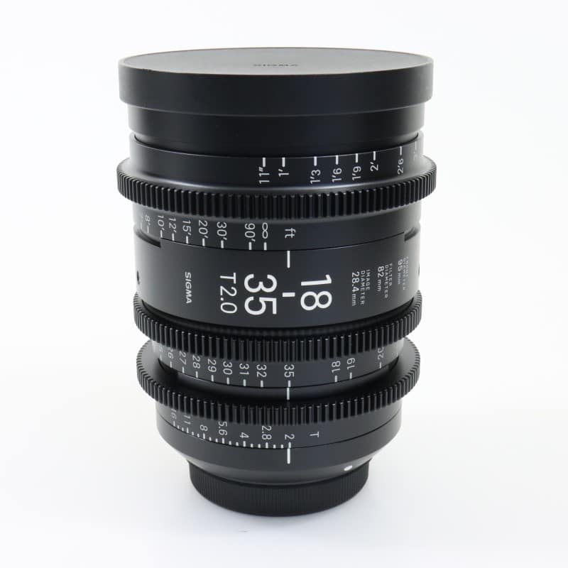 18-35mm T2/EF feet [High Speed Zoom Line 18-35mm T2 EFマウント フィート表示]