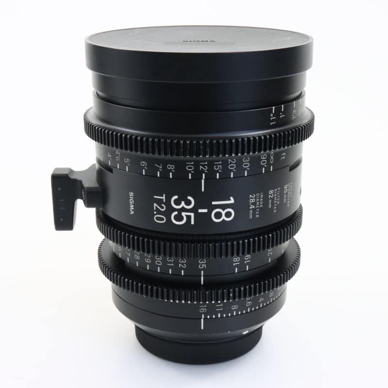 18-35mm T2/EF feet [High Speed Zoom Line 18-35mm T2 EFマウント フィート表示]