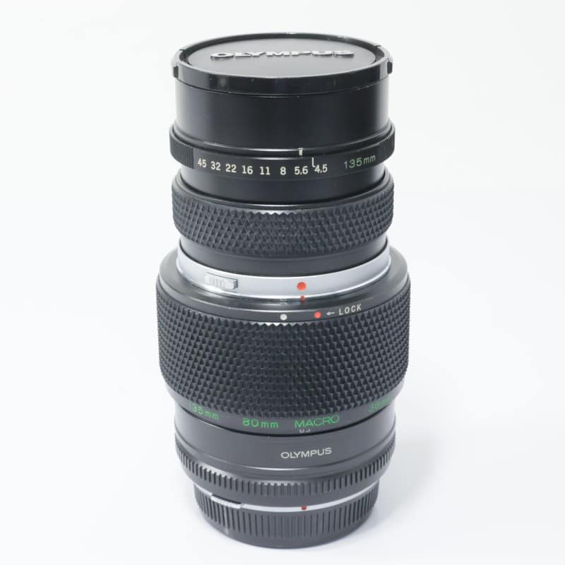 ズイコー 135mm F4.5 マルチコート + オートエクステンションチューブ 65-116