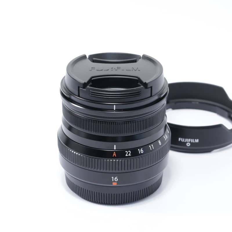富士フイルム フジノンレンズ XF16mmF2.8 R WR ブラック ABランク 中古