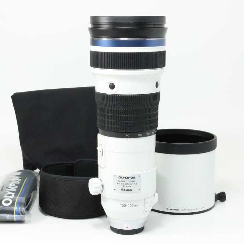 OM SYSTEM M.ZUIKO DIGITAL ED 150-400mm F4.5 TC1.25x IS PRO ホワイト