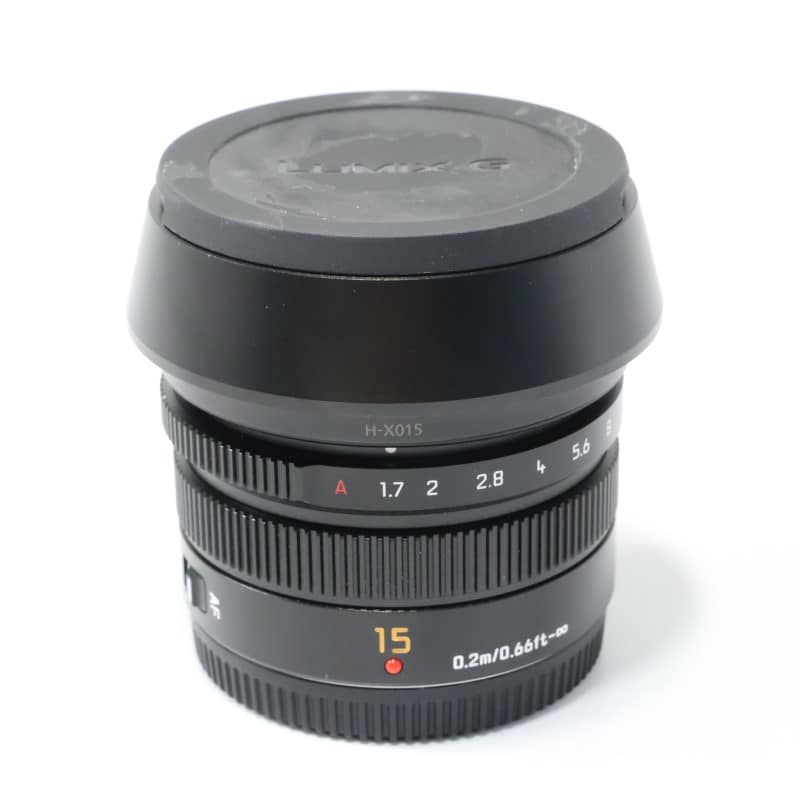 LEICA DG SUMMILUX 15mm/F1.7 ASPH. ブラック H-X015-K