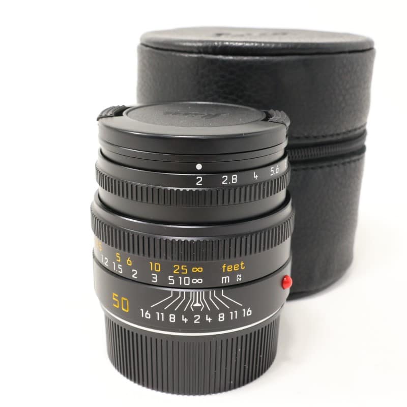 ライカ ズミクロンM f2/50mm ブラック 11826C