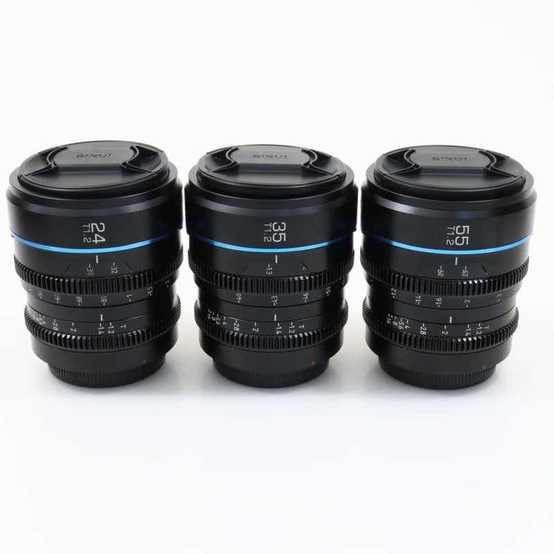 シネマレンズ T1.2 APS-C/S35 3本セット R/ブラック MS-3SRB-JP