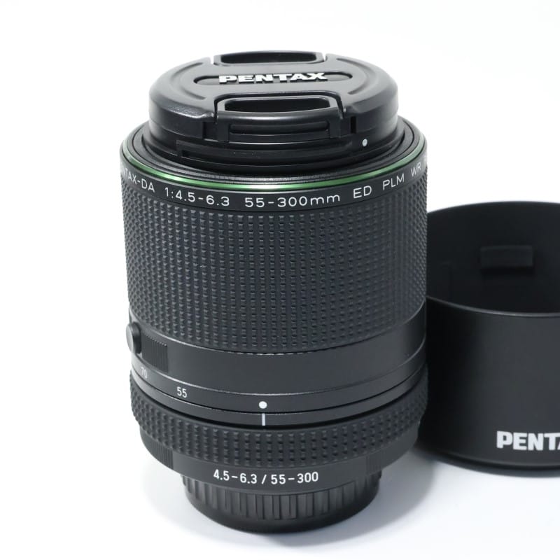 超美品 HD PENTAX DA 55-300 PLM オマケ付 PENTAX HD PENTAX-DA 55-300mm F4.5-6.3 ED PLM WR RE 中古