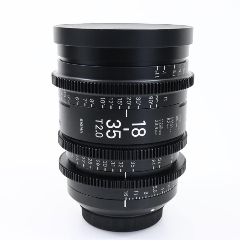 18-35mm T2/EF feet [High Speed Zoom Line 18-35mm T2 EFマウント フィート表示]