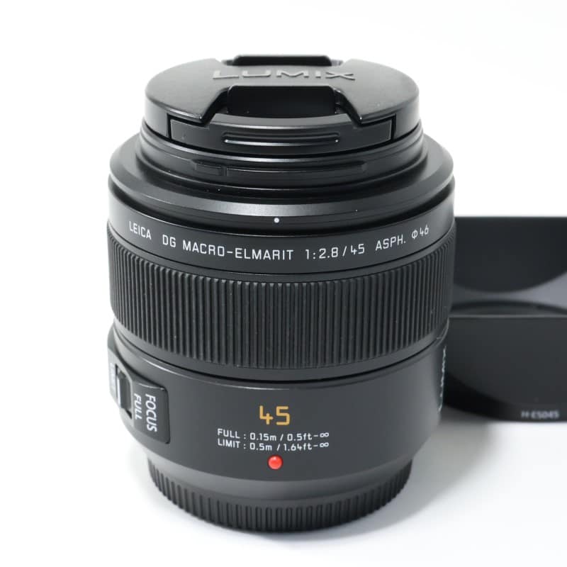LEICA DG MACRO-ELMARIT 45mm/F2.8 ASPH/MEGA O.I.S. H-ES045