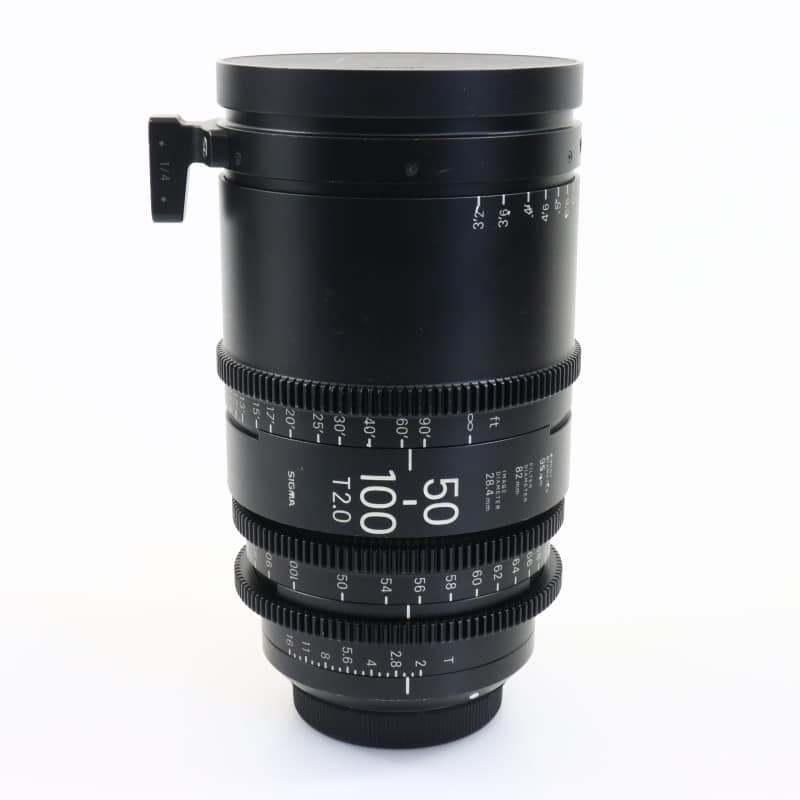 50-100mm T2/EF feet [High Speed Zoom Line 50-100mm T2 EFマウント フィート表示]