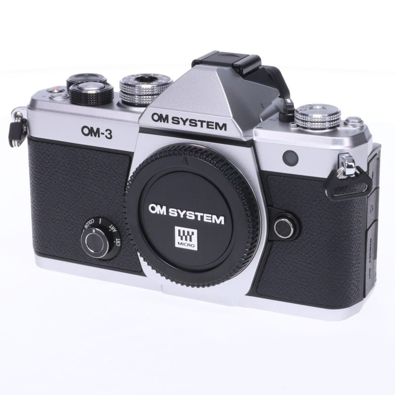 新品未使用　OM SYSTEM OM-3 ボディ OLYMPUS／OM SYSTEM OM SYSTEM OM-3 ボディー シルバー AB+ランク 中古