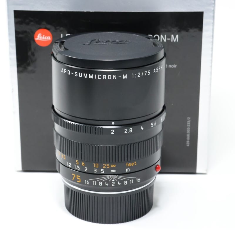 ライカ アポ・ズミクロンM f2/75mm ASPH. ブラック 11637C