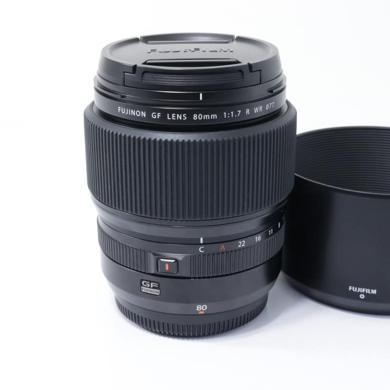 未使用に近い フジノン GF 80mm F1.7 WR GFX用レンズ 富士フイルム フジノンレンズ GF80mmF1.7 R WR ABランク 中古｜フジヤ