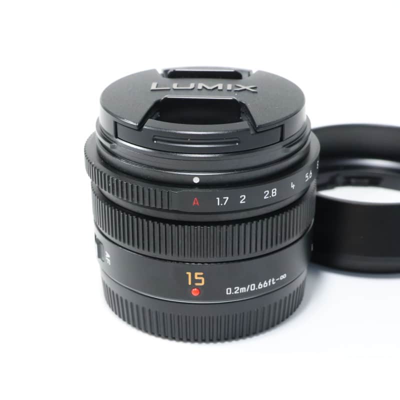 LEICA DG SUMMILUX 15mm/F1.7 ASPH. ブラック H-X015-K