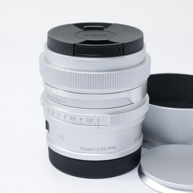 SIGMA 35mm F2 DG | Contemporary Lマウント シルバー AB+ランク 中古