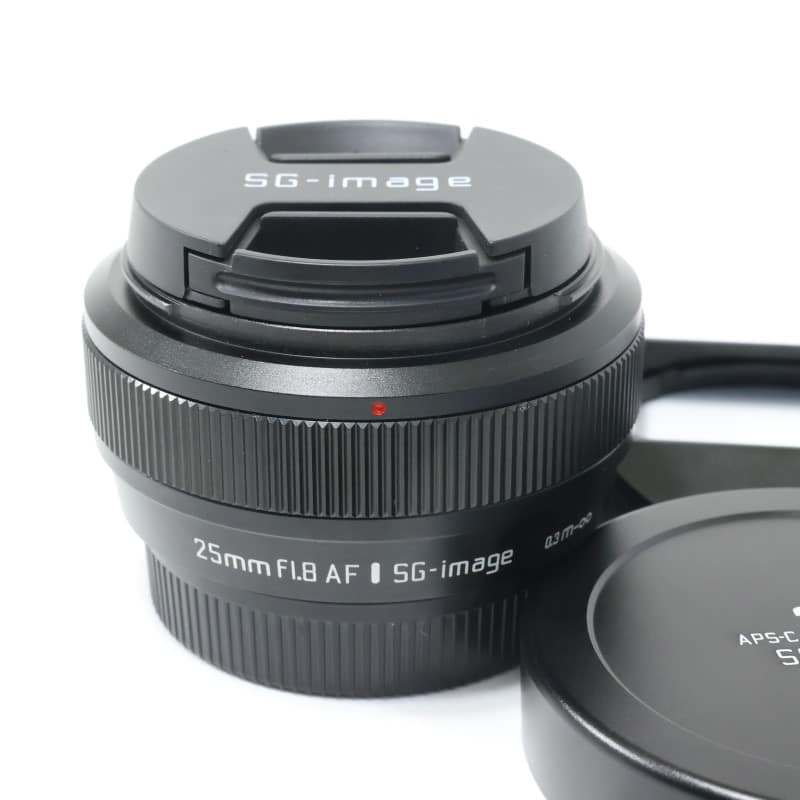 SG-image AF 25mm F1.8 富士フイルムX APS-C ブラック