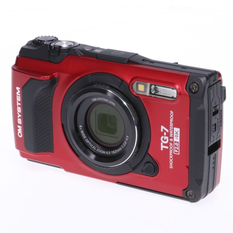 OLYMPUS／OM SYSTEM Tough TG-7 レッド AB+ランク 中古｜フジヤカメラ