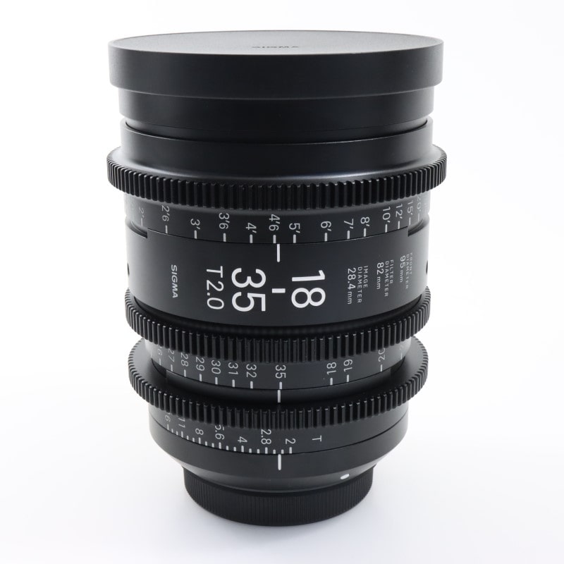 18-35mm T2/EF feet [High Speed Zoom Line 18-35mm T2 EFマウント フィート表示]