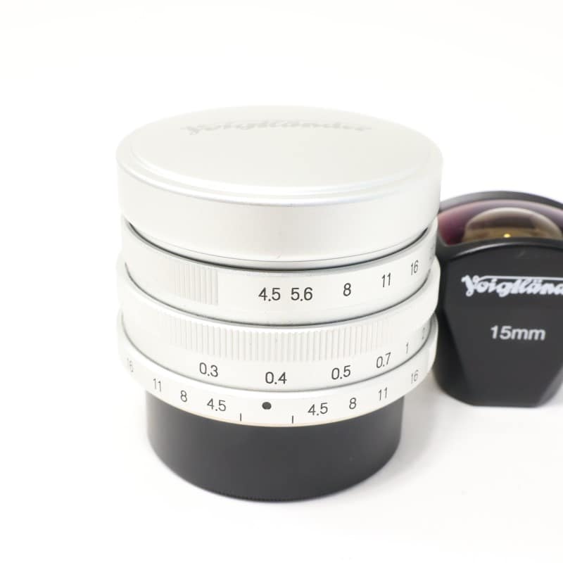 SUPER-WIDE HELIAR 15mm F4.5 Aspherical シルバー
