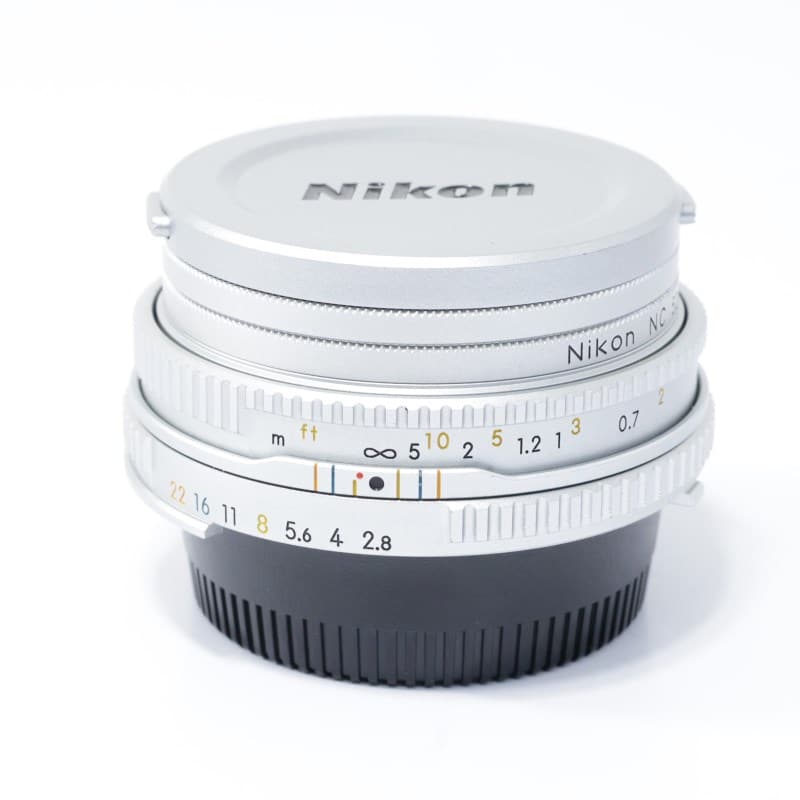 Nikkor Ai 45mm F2.8P シルバー Nikon Ai Nikkor 45mm F2.8P シルバー AB-ランク 中古｜フジヤカメラ