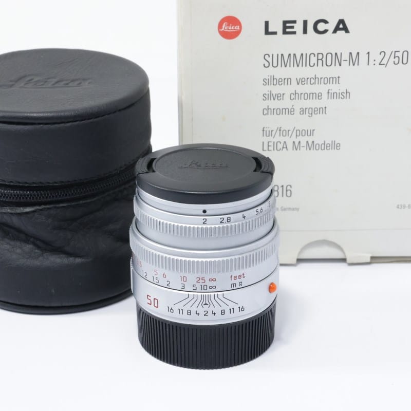 Leica ズミクロン M 50mm F2 Ver.3 シルバー 11816 AB-ランク 中古