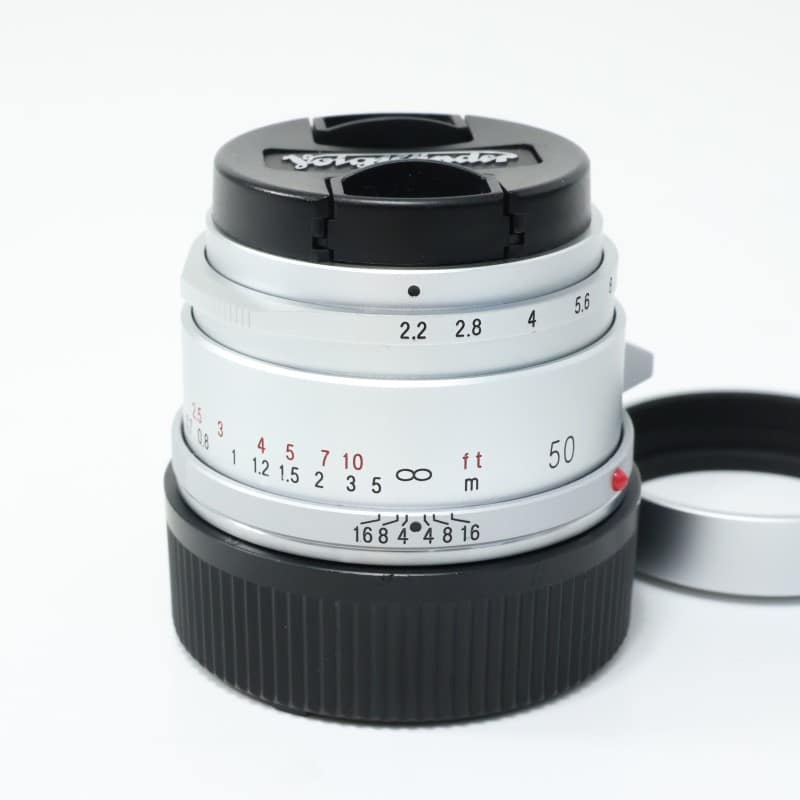 COLOR-SKOPAR 50mm F2.2 VM シルバー