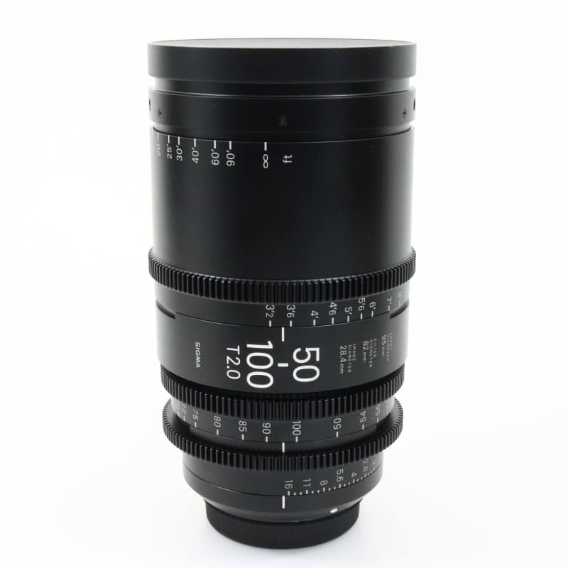50-100mm T2/EF feet [High Speed Zoom Line 50-100mm T2 EFマウント フィート表示]