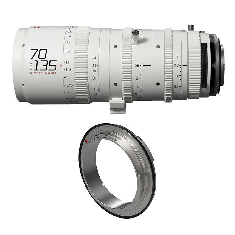 Catta Zoom 70-135mm T2.9 Eマウント ホワイト 交換用RFマウント同梱モデル DZO-FF70135E-RF